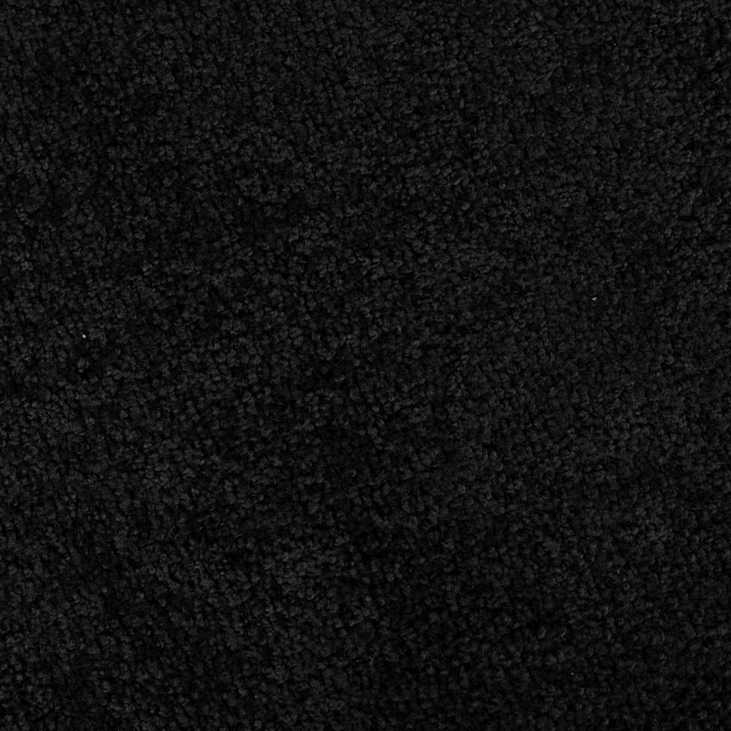 Dørmåtte Sort 60 x 40 x 1.2 cm Teddy Stof
