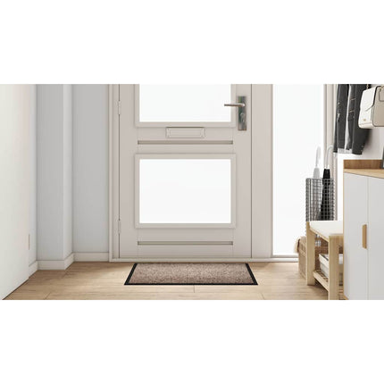 Dørmåtte Beige 60 x 40 x 1.2 cm Teddy Stof