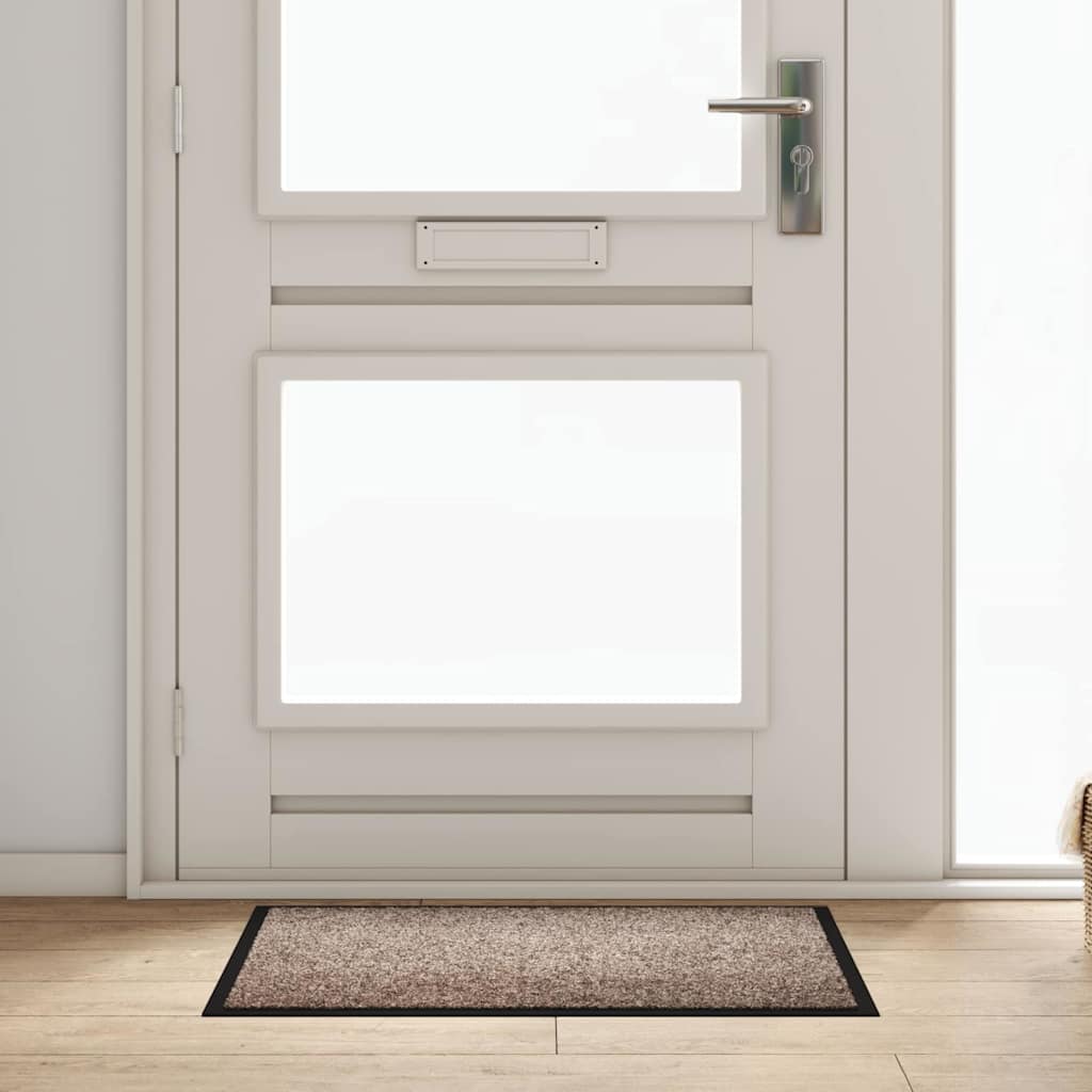 Dørmåtte Beige 60 x 40 x 1.2 cm Teddy Stof
