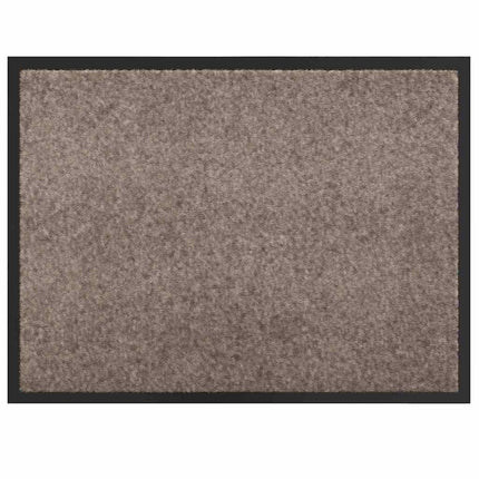 Dørmåtte Beige 60 x 40 x 1.2 cm Teddy Stof
