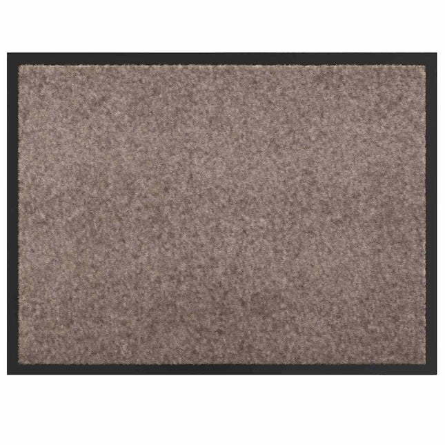 Dørmåtte Beige 60 x 40 x 1.2 cm Teddy Stof