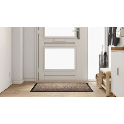 Dørmåtte Beige 60 x 40 x 1.2 cm Teddy Stof
