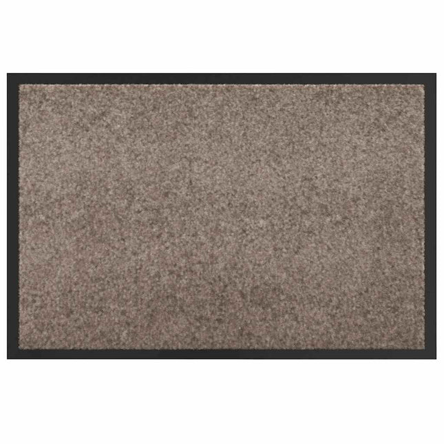 Dørmåtte Beige 60 x 40 x 1.2 cm Teddy Stof