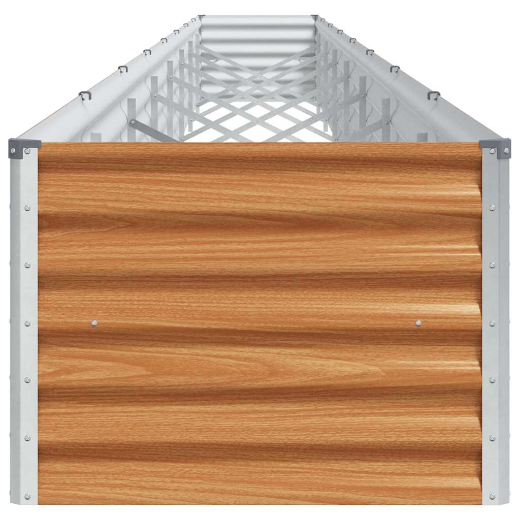 Højbed Lys Brun 775 x 50 x 36 cm Galvaniseret stål