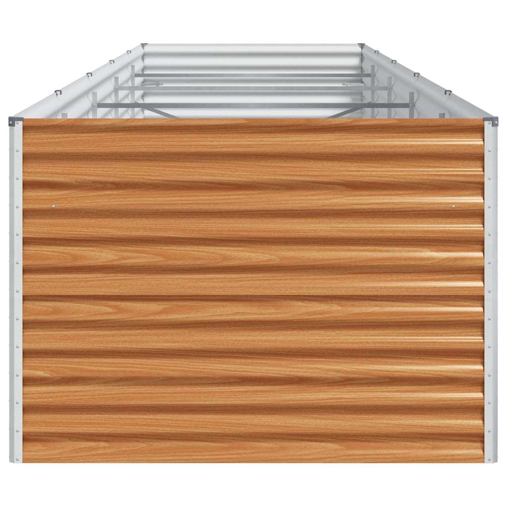 Højbed Lys Brun 485 x 100 x 68 cm Galvaniseret stål