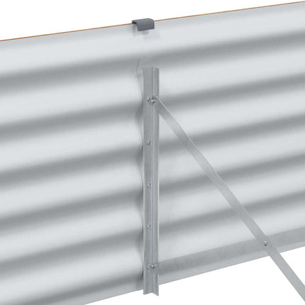 Højbed Lys Brun 485 x 100 x 36 cm Galvaniseret stål