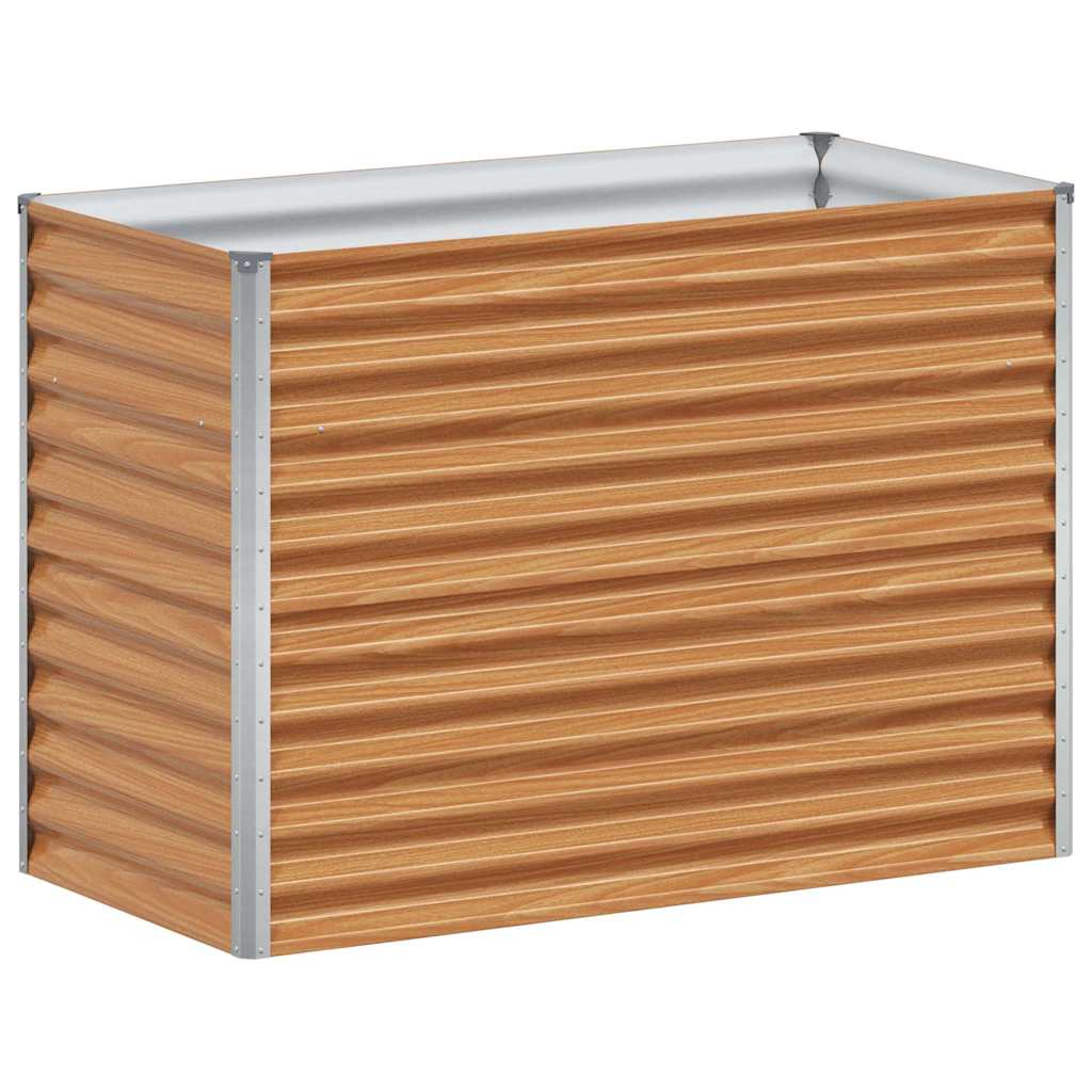 Højbed Lys Brun 98 x 50 x 68 cm Galvaniseret stål