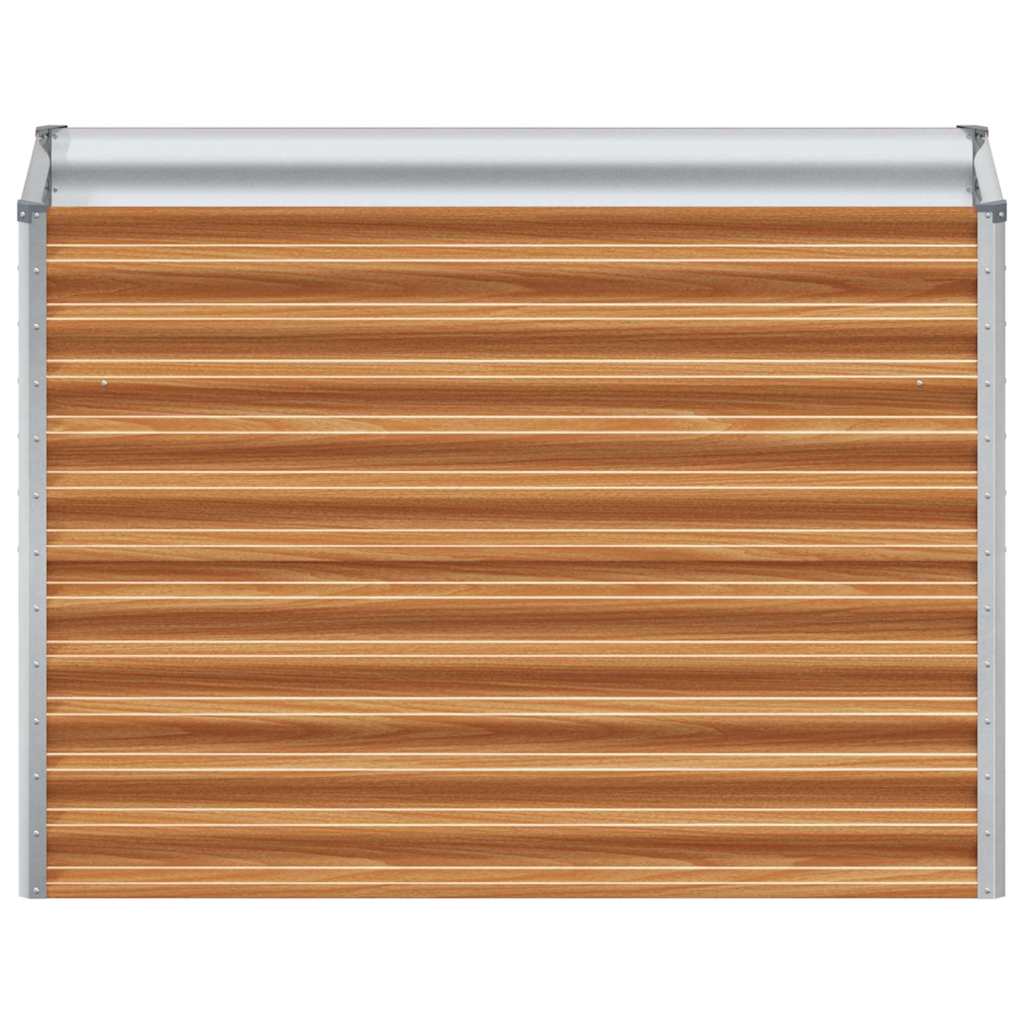 Højbed Lys Brun 98 x 50 x 68 cm Galvaniseret stål