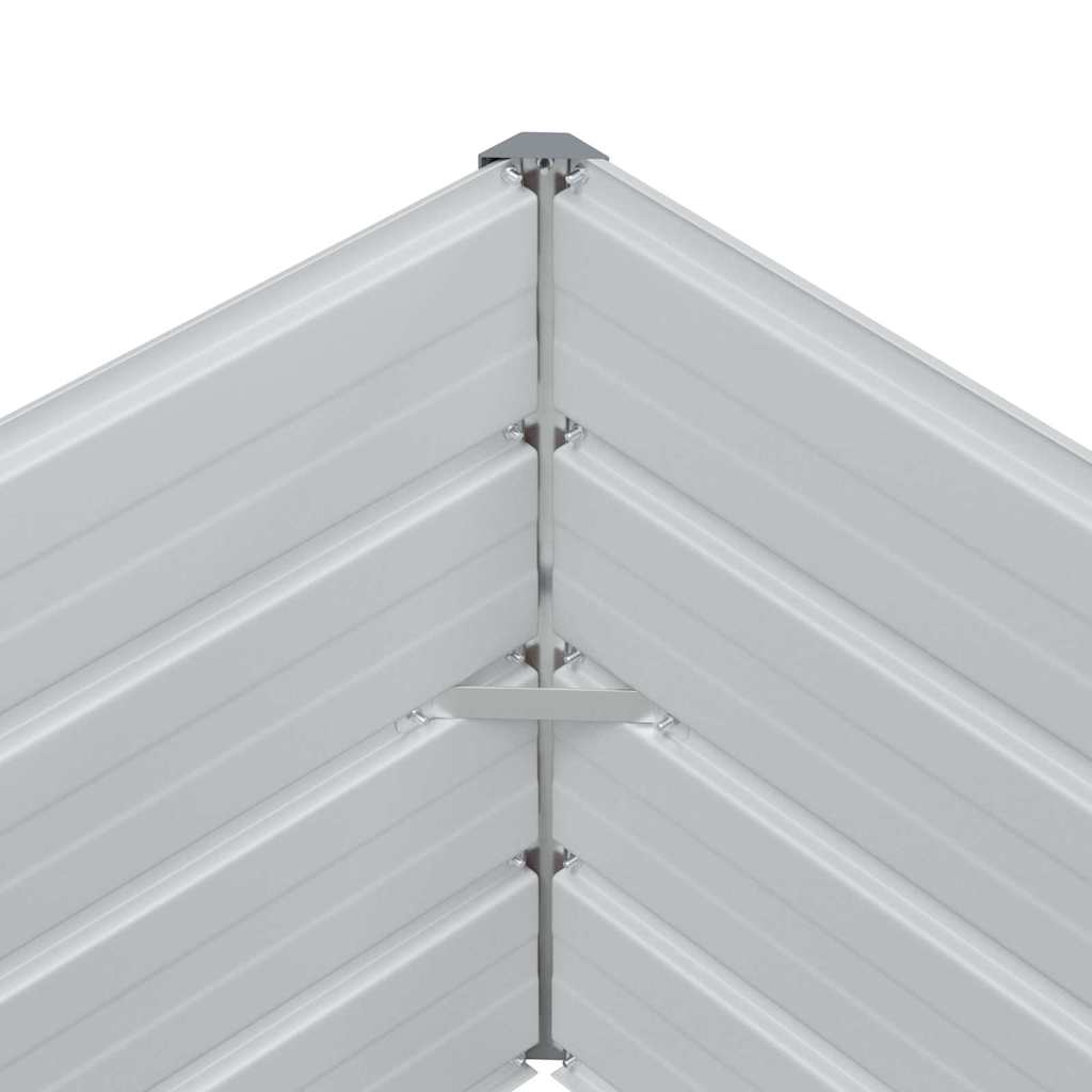 Højbed Lys Brun 240 x 80 x 45 cm Galvaniseret stål