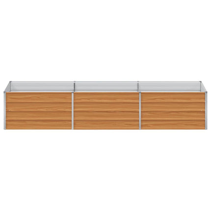 Højbed Lys Brun 240 x 80 x 45 cm Galvaniseret stål