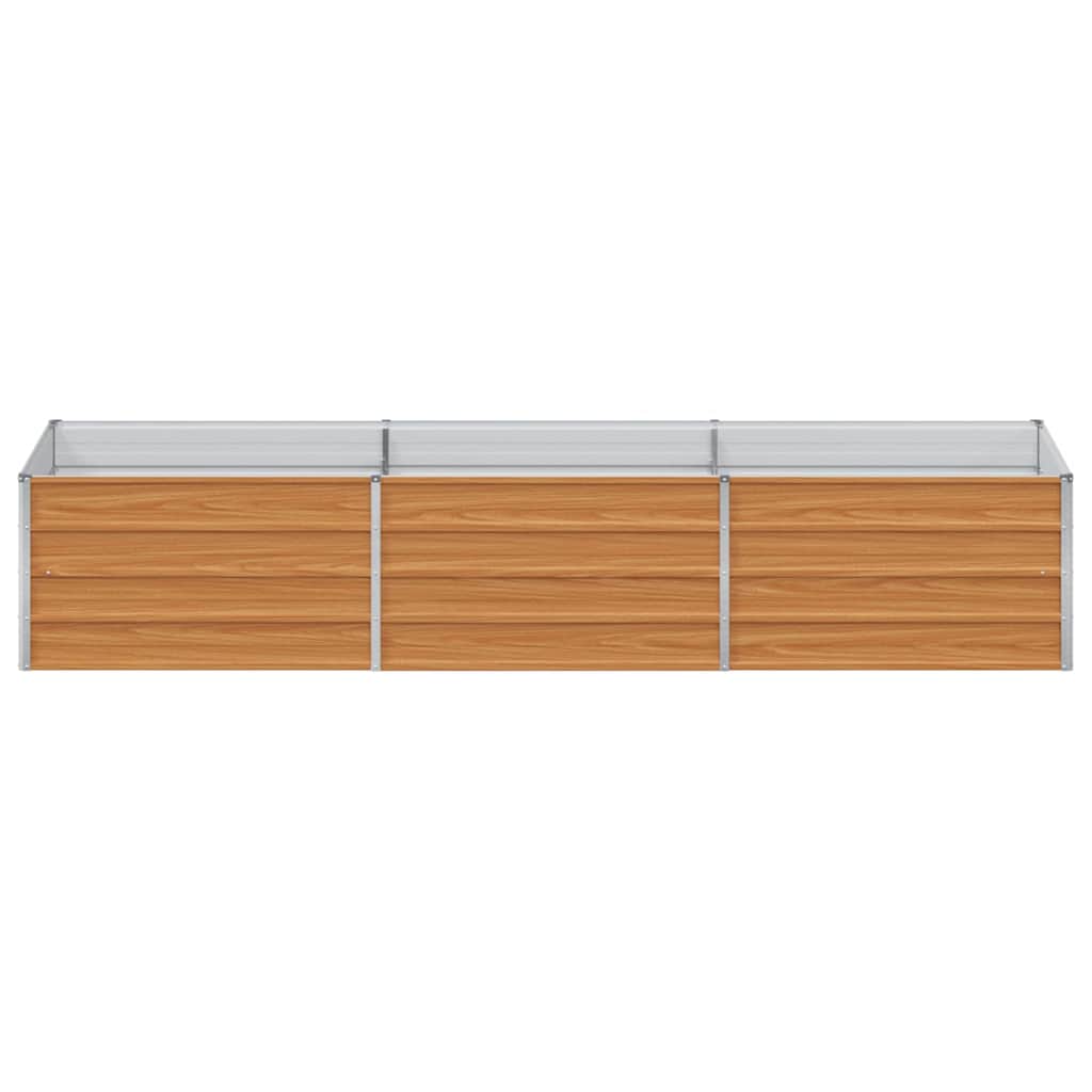 Højbed Lys Brun 240 x 80 x 45 cm Galvaniseret stål