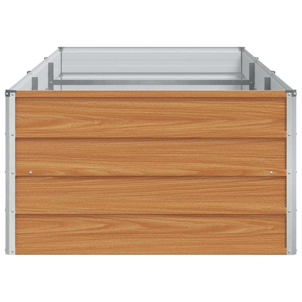 Højbed Lys Brun 240 x 80 x 45 cm Galvaniseret stål