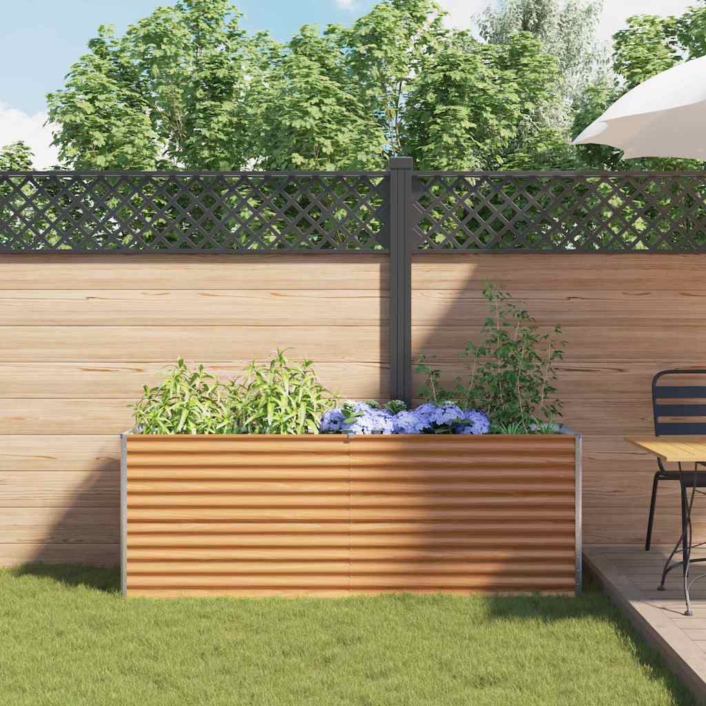 Højbed Lys Brun 195 x 50 x 68 cm Galvaniseret stål