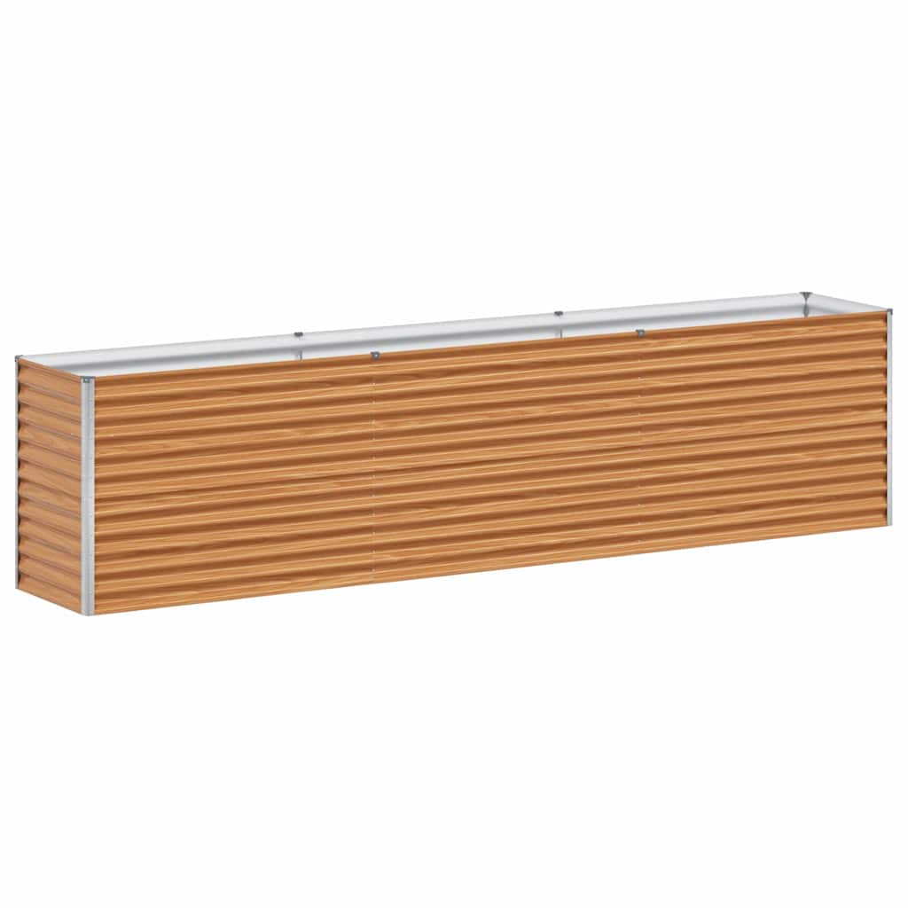 Højbed Lys Brun 290 x 50 x 68 cm Galvaniseret stål