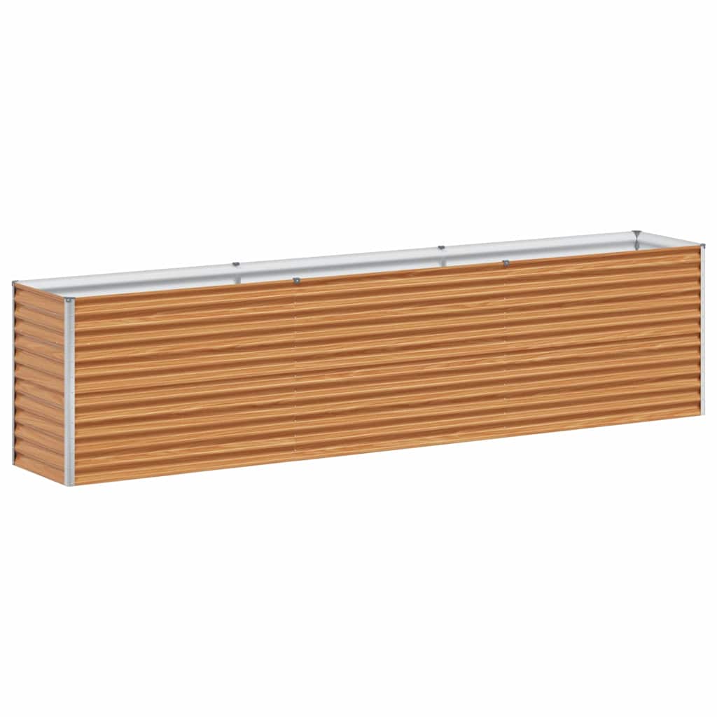 Højbed Lys Brun 290 x 50 x 68 cm Galvaniseret stål