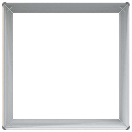 Højbed Lys Brun 100 x 100 x 77 cm Galvaniseret stål