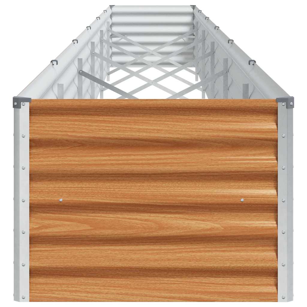 Højbed Lys Brun 582 x 50 x 36 cm Galvaniseret stål