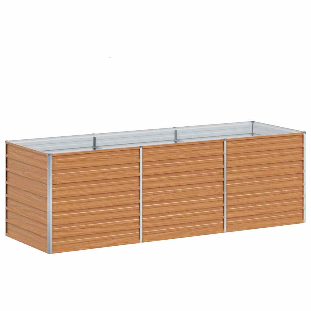 Højbed Lys Brun 240 x 80 x 77 cm Galvaniseret stål