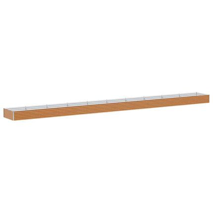 Højbed Lys Brun 970 x 100 x 36 cm Galvaniseret stål