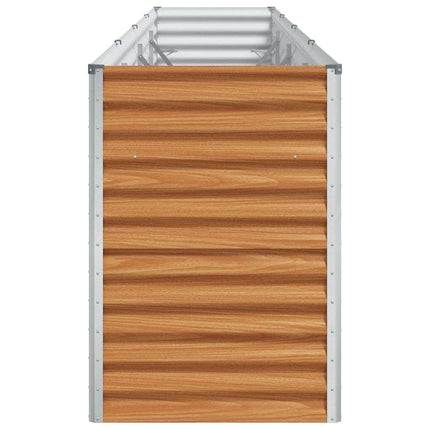 Højbed Lys Brun 390 x 50 x 68 cm Galvaniseret stål
