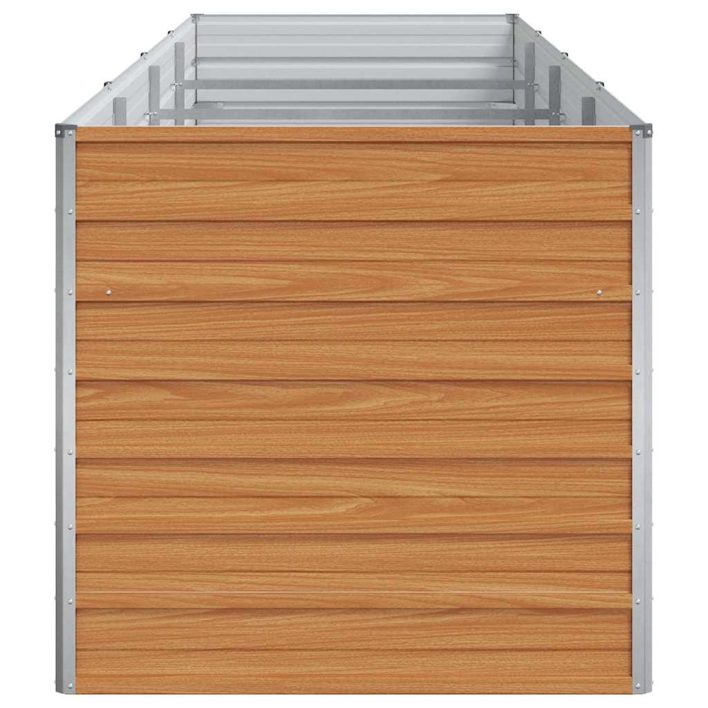 Højbed Lys Brun 320 x 80 x 77 cm Galvaniseret stål