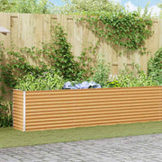 Højbed Lys Brun 582 x 50 x 68 cm Galvaniseret stål