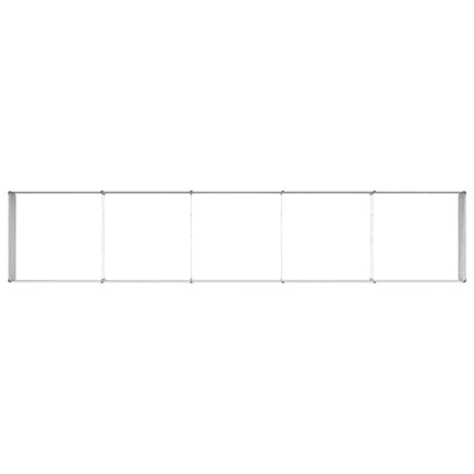 Højbed Lys Brun 400 x 80 x 45 cm Galvaniseret stål