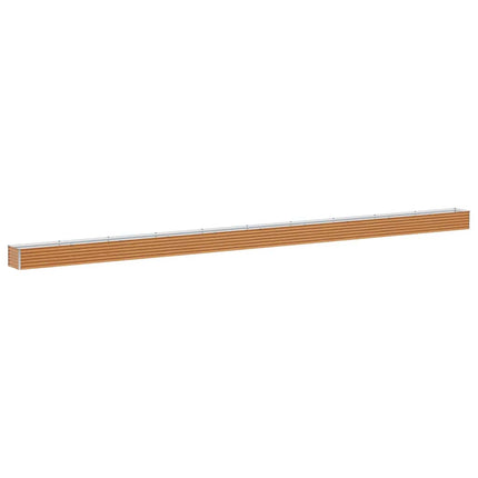 Højbed Lys Brun 970 x 50 x 36 cm Galvaniseret stål