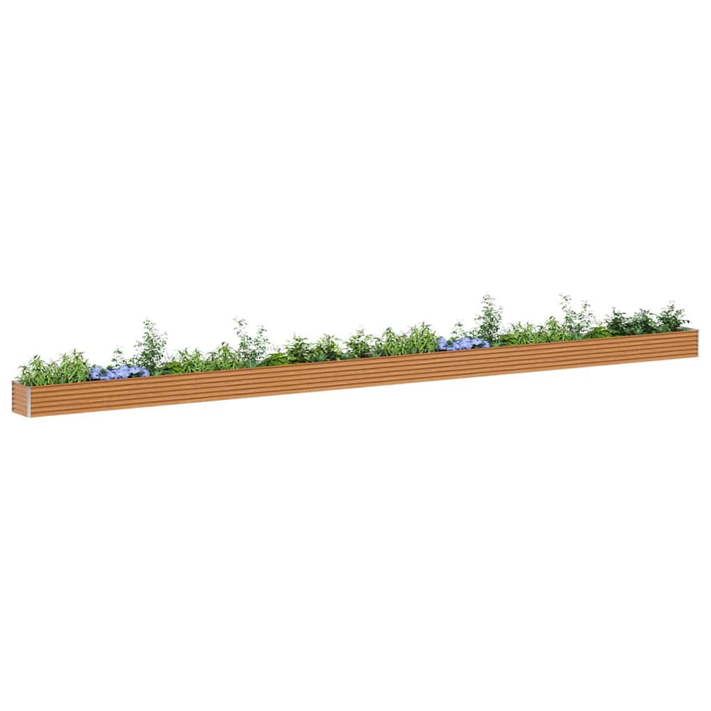 Højbed Lys Brun 970 x 50 x 36 cm Galvaniseret stål