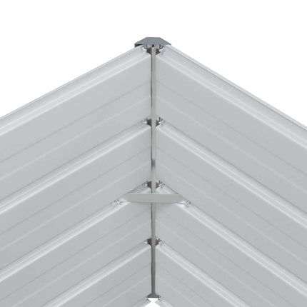 Højbed Lys Brun 480 x 80 x 45 cm Galvaniseret stål