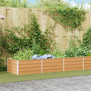 Højbed Lys Brun 480 x 80 x 45 cm Galvaniseret stål