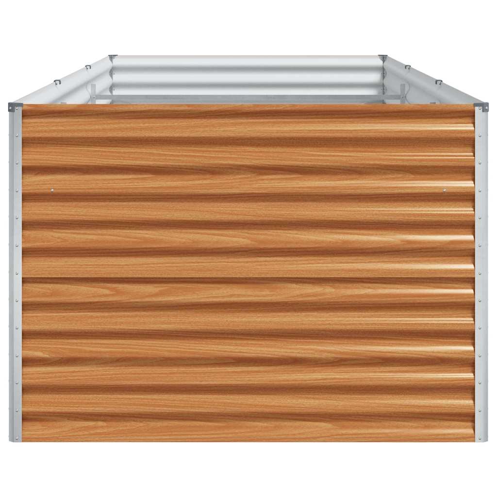 Højbed Lys Brun 290 x 100 x 68 cm Galvaniseret stål