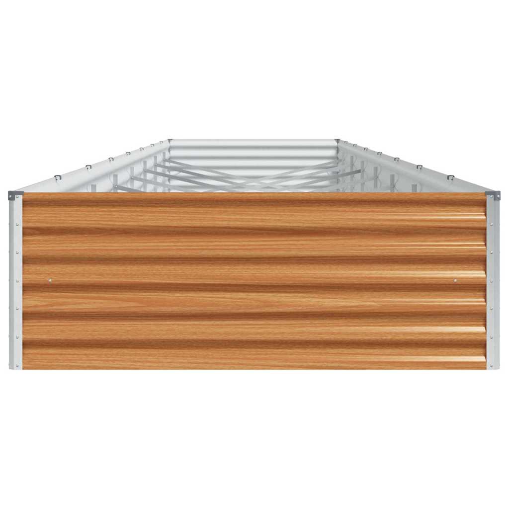 Højbed Lys Brun 775 x 100 x 36 cm Galvaniseret stål