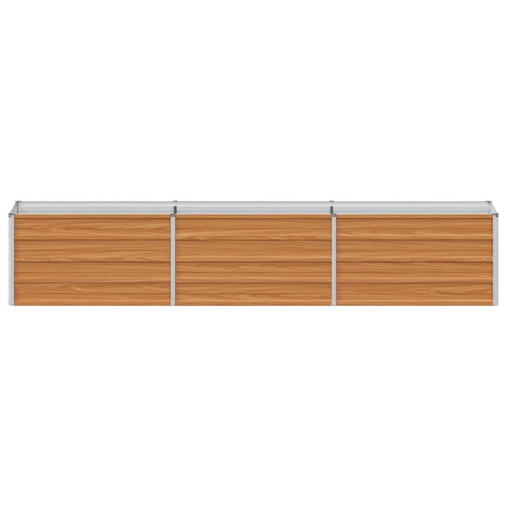 Højbed Lys Brun 240 x 40 x 45 cm Galvaniseret stål