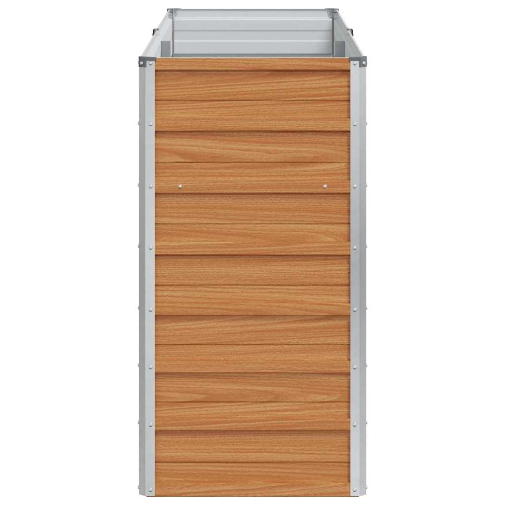 Højbed Lys Brun 160 x 40 x 77 cm Galvaniseret stål