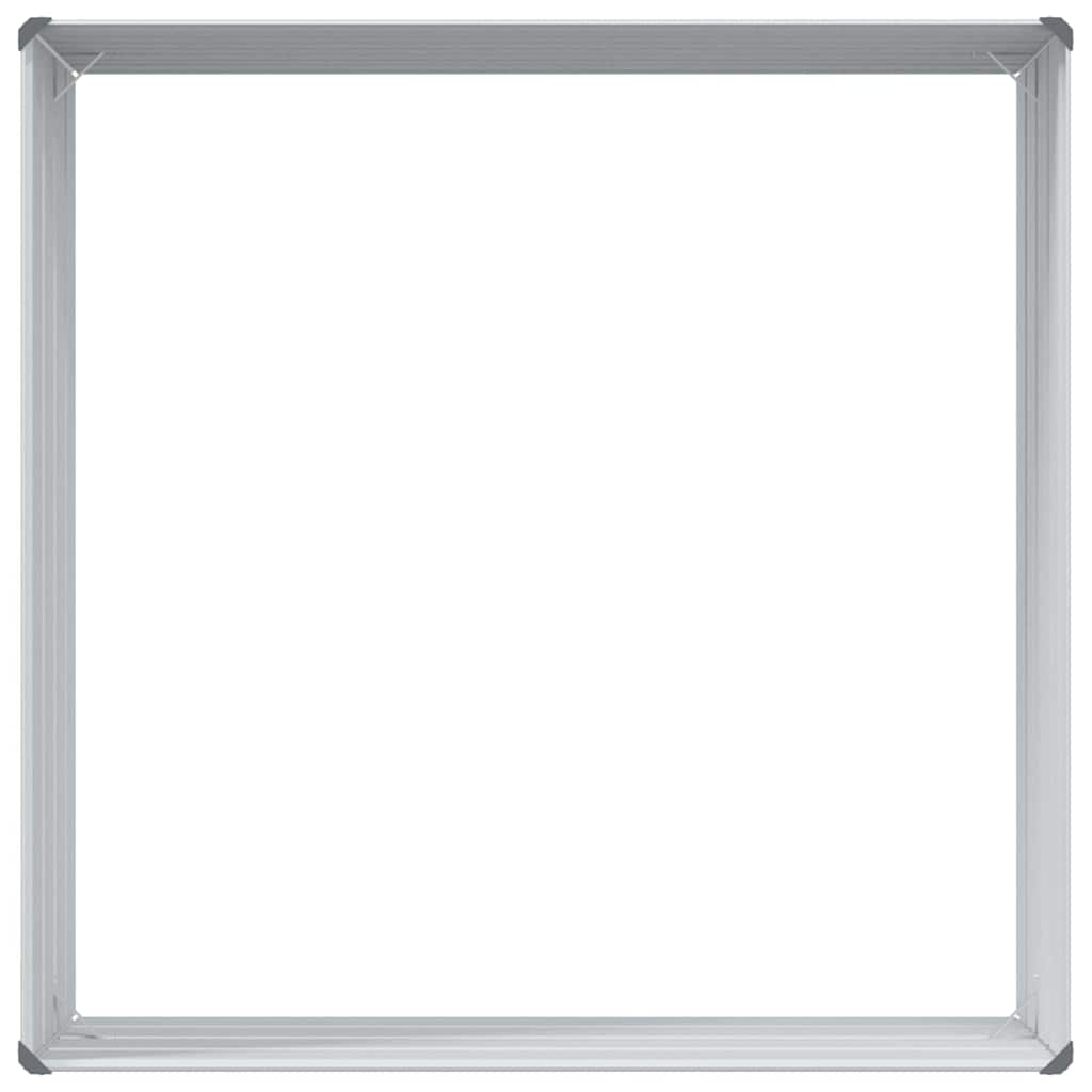 Højbed Lys Brun 100 x 100 x 45 cm Galvaniseret stål