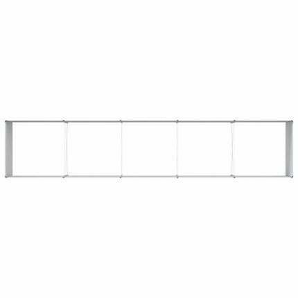 Højbed Lys Brun 400 x 80 x 77 cm Galvaniseret stål