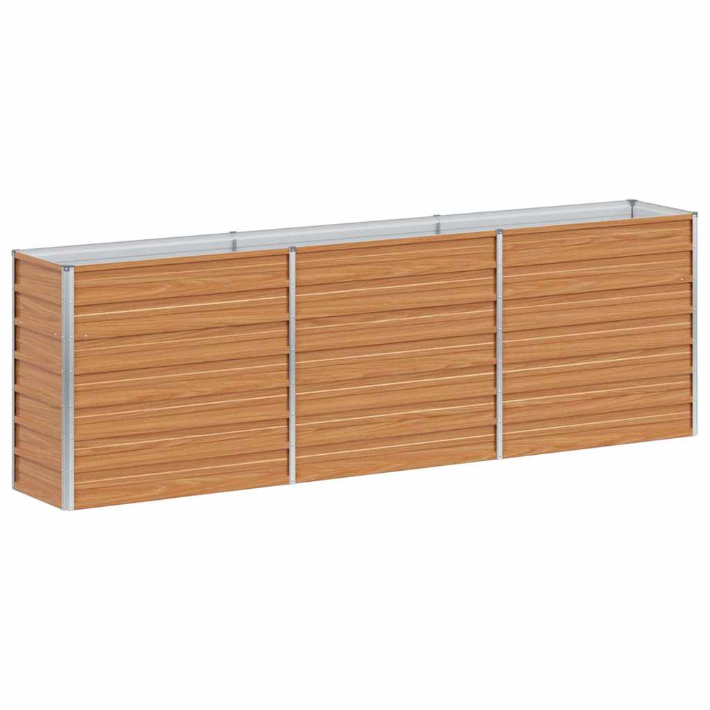 Højbed Lys Brun 240 x 40 x 77 cm Galvaniseret stål