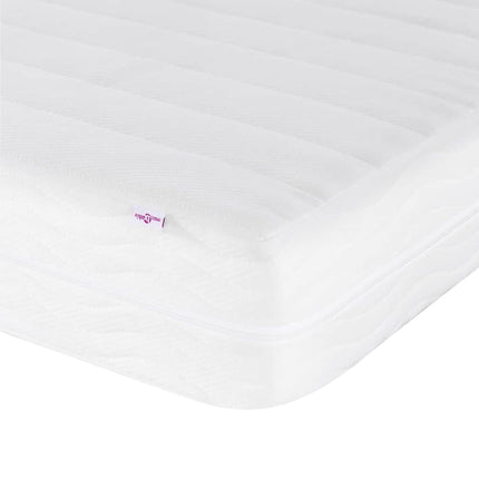 Hjørnesengramme med Madras Andet 2 stk. Creme Fløjl