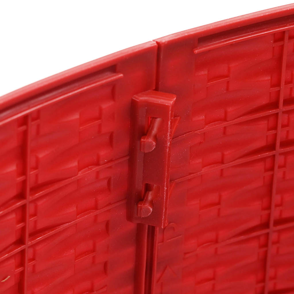 Juleskirt Rød Ø 65 x 23 cm Plastik