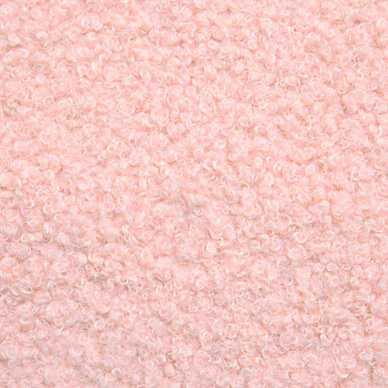 Børnesengestel med hovedgærde Lyserød 80 x 160 cm Bouclé