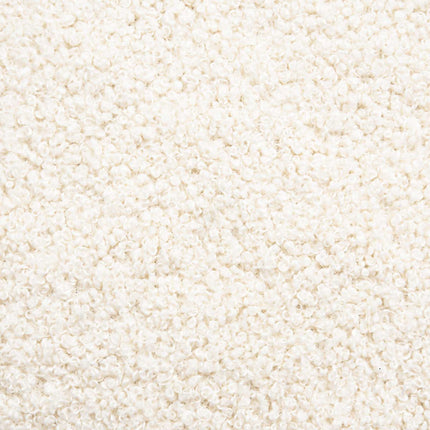 Børnesengestel med hovedgærde Cremefarvet 80 x 160 cm Bouclé