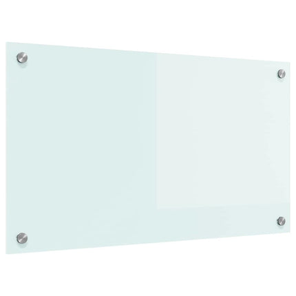 Køkkenbacksplash Mælk 70 x 40 cm hærdet glas