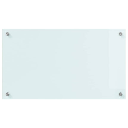 Køkkenbacksplash Mælk 70 x 40 cm hærdet glas