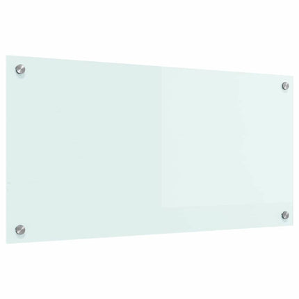 Køkkenbacksplash Mælk 80 x 40 cm hærdet glas