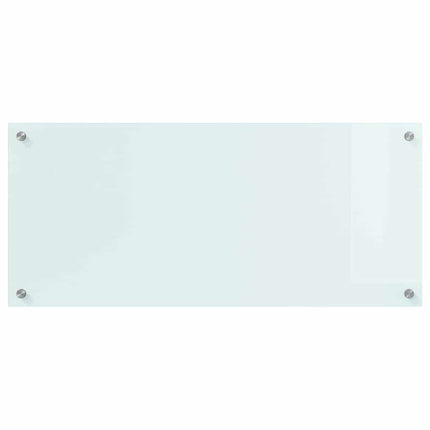 Køkkenbacksplash Mælk 90 x 40 cm hærdet glas