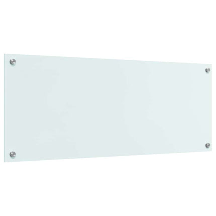Køkkenbacksplash Mælk 100 x 40 cm hærdet glas