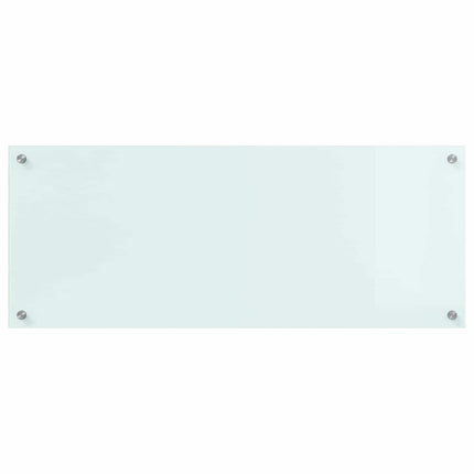 Køkkenbacksplash Mælk 100 x 40 cm hærdet glas