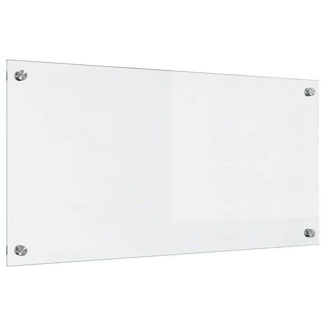 Køkkenbacksplash Transparent 80 x 40 cm hærdet glas