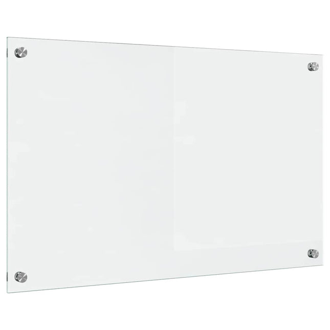 Køkkenbacksplash Transparent 80 x 50 cm hærdet glas